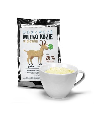 Odżywcze mleko kozie w proszku - 26 proc. tłuszczu