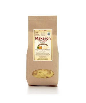 Makaron wstążka z kurkumą...