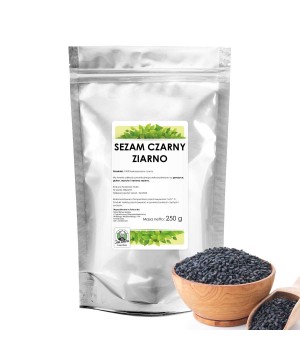 Sezam czarny ziarno 250g SR E