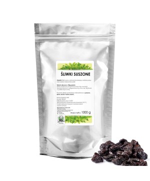 Śliwki suszone 1000g SR E