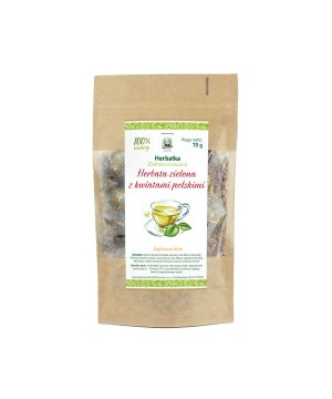 Herbata zielona z kwiatami...