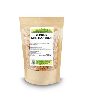 Migdały nieblanszowane 500g PK