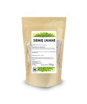 Siemię lniane brązowe 250g PK