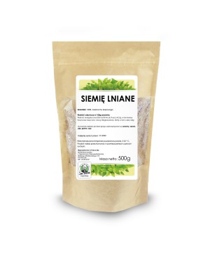 Siemię lniane brązowe 500g PK