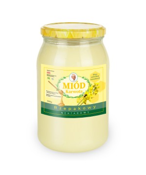 Miód rzepakowy 1250g KK