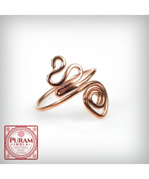 Miedziany pierścionek 7