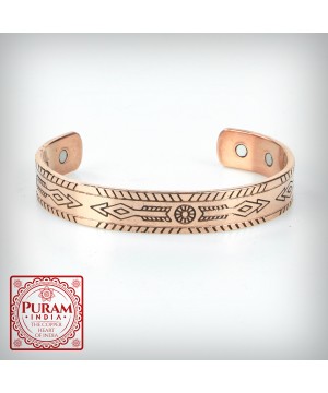 Miedziana bransoletka 1