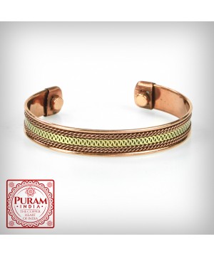 Miedziana bransoletka 8
