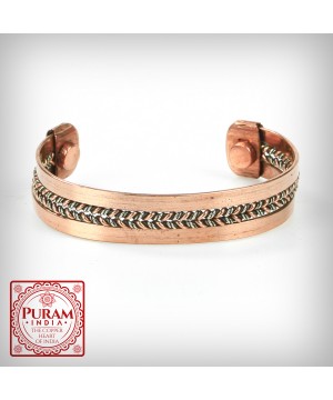 Miedziana bransoletka 13