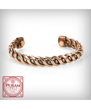 Miedziana bransoletka 21