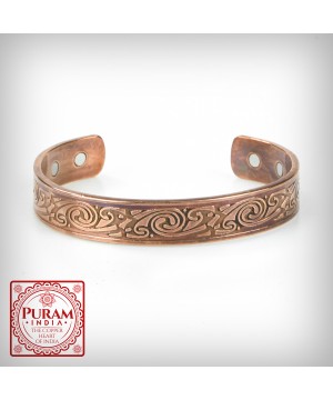 Miedziana bransoletka 32