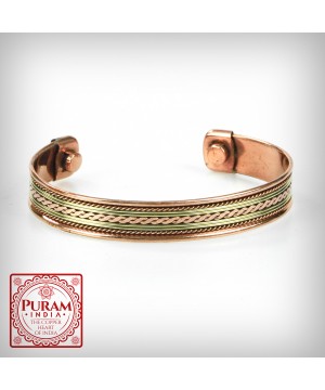 Miedziana bransoletka 36