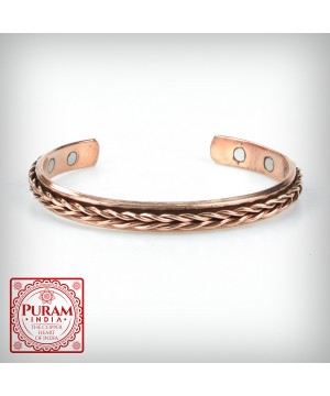 Miedziana bransoletka 42