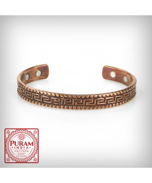 Miedziana bransoletka 43