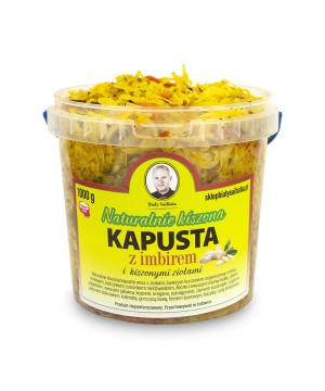 Naturalna kiszona kapusta z Imbirem