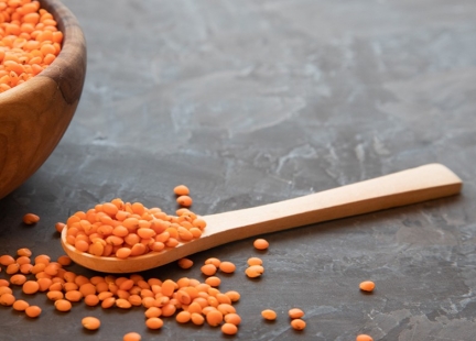 Odżywcza soczewica czerwona