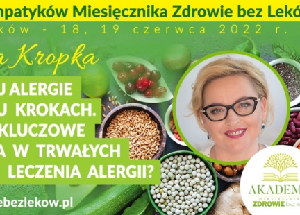 Zlikwiduj alergię w sześciu krokach. Bożena Kropka